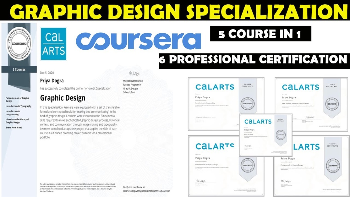 coursera graphic design Niche Utama Home California Institute of Arts Graphic Design Professional Certification   Coursera Free Courses