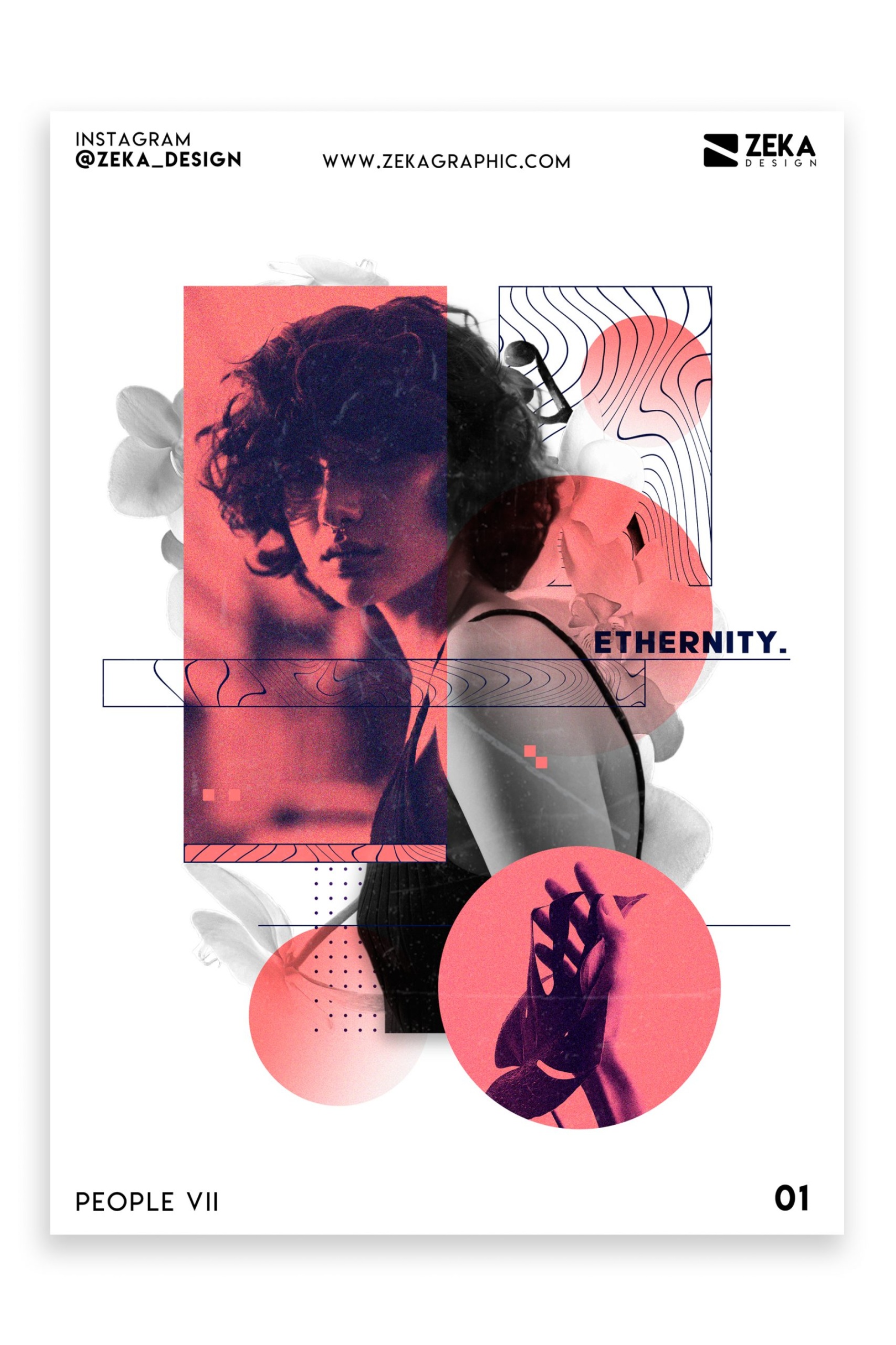 poster design graphic Niche Utama Home People VII Poster Design Series - Zeka Design